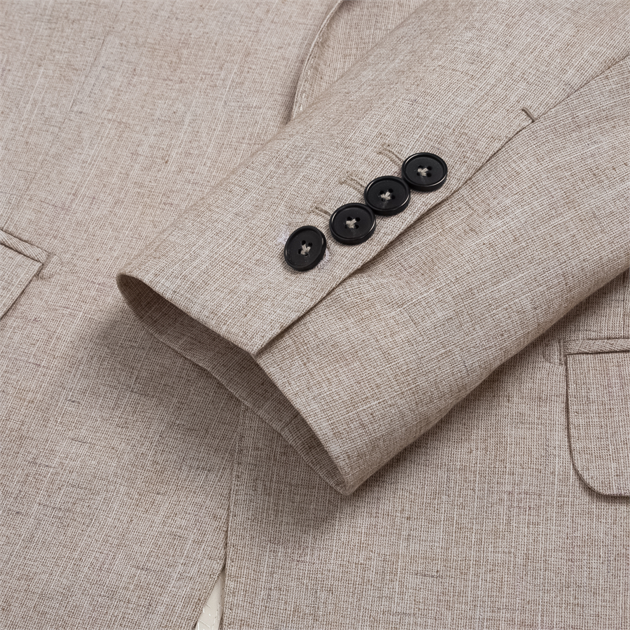 Áo vest, blazer Aristino ABZM030Z-BST Hoa Biển màu Be