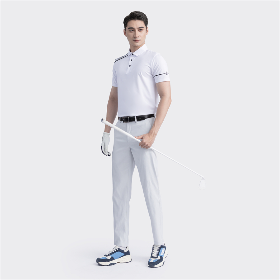Áo polo golf nam ngắn tay Aristino APSG52S3 màu Trắng