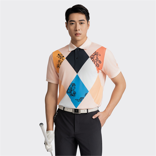 Áo polo ngắn tay Nam Aristino Golf Unti UV dáng Tech Golf APSG21AZ