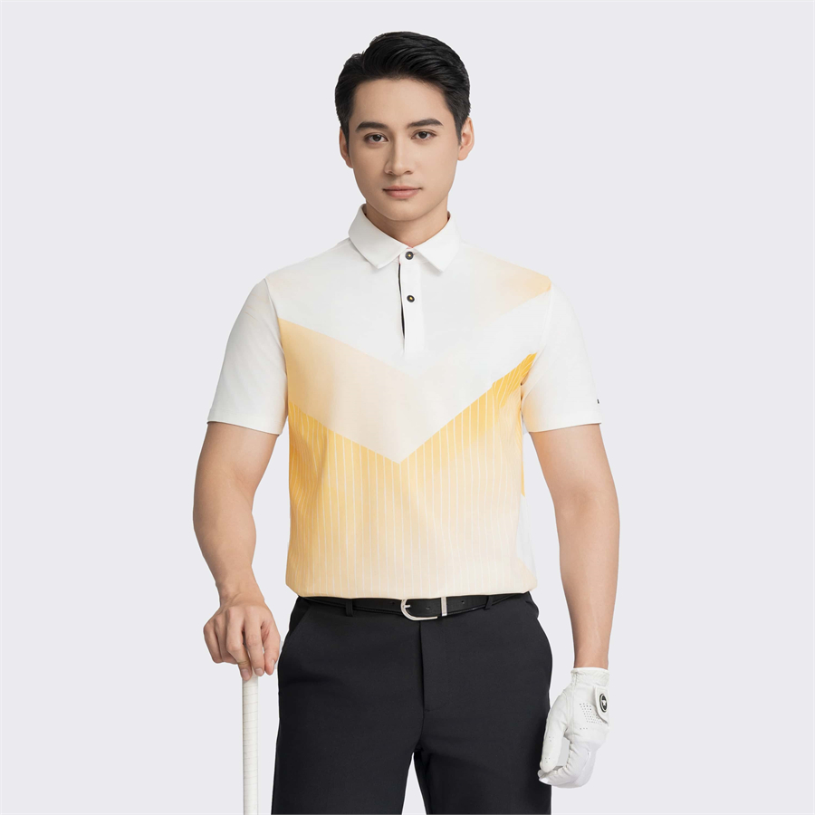 Áo polo ngắn tay Aristino Golf màu Trắng APSG57AZ