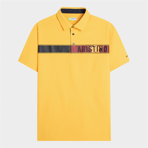 Áo thun polo có cổ ngắn tay Aristino Golf APSG59AZ màu Vàng 11
