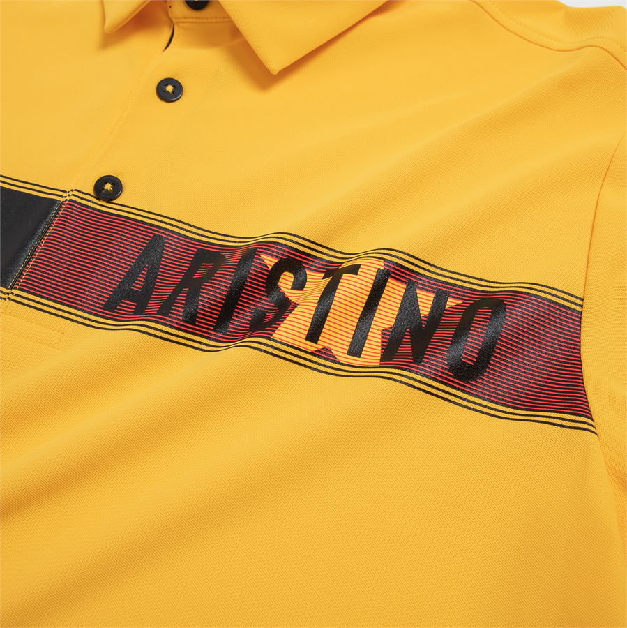 Áo thun polo có cổ ngắn tay Aristino Golf APSG59AZ màu Vàng 11