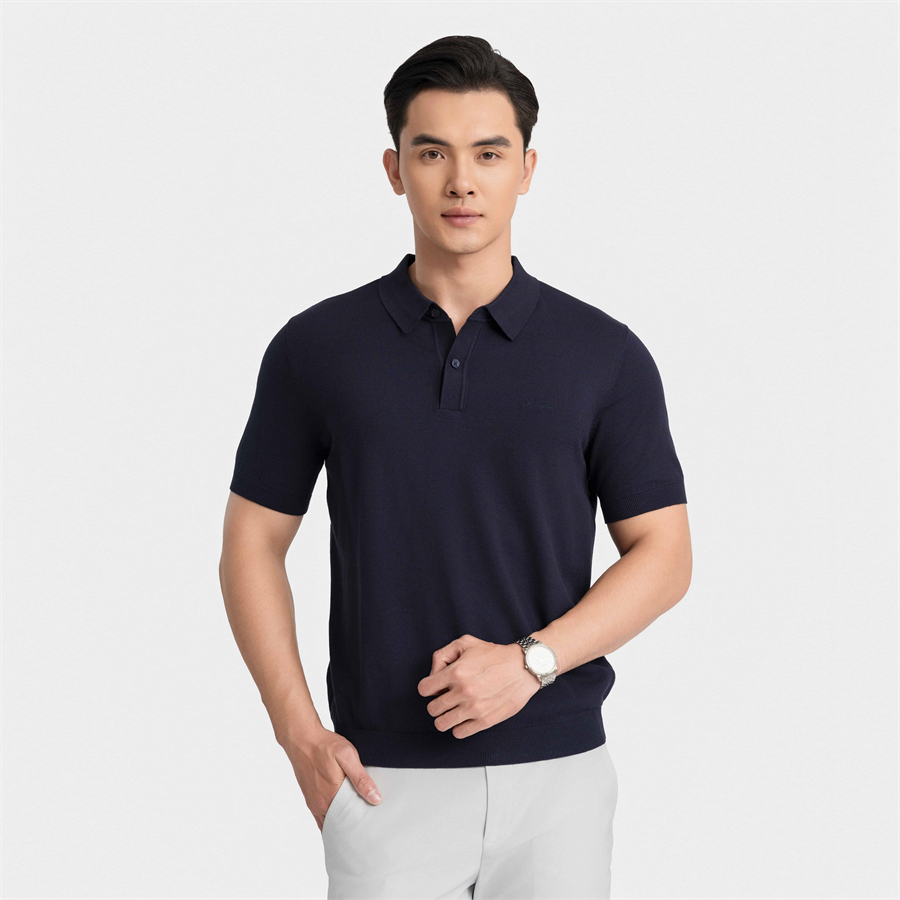 Áo Polo casual dệt kiểu len Aristino dáng Regular Fit APSU020Z