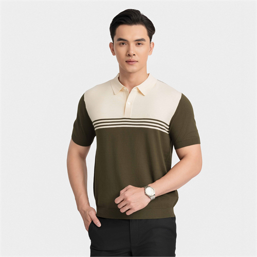 Áo Polo casual dệt kiểu len Aristino dáng Regular Fit APSU030Z