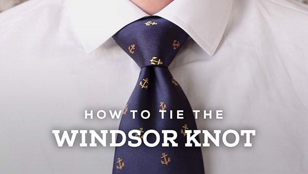 Không phải cà vạt Windsor cho những dịp quan trọng